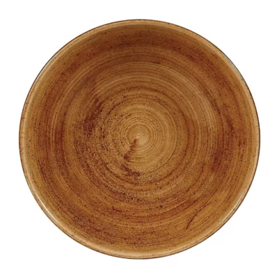 Assiettes coupes rondes Churchill Stonecast Patina Vintage Copper 182mm (Lot de 12)