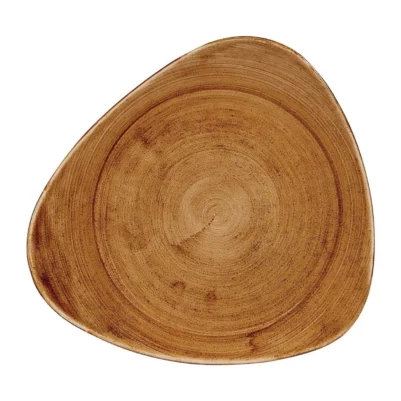 Assiettes triangulaires Churchill Stonecast Patina Vintage Copper 311mm (Lot de 6)