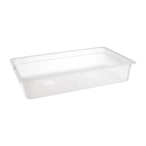 Bac en polypropylène GN 1/1 sans couvercle Nisbets Essentials 100mm