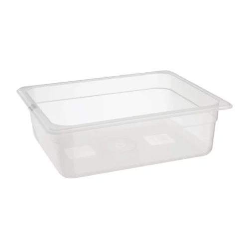 Bac en polypropylène GN 1/2 sans couvercle Nisbets Essentials 100mm