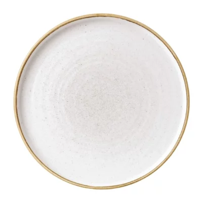 Assiettes avec rebord Churchill Stonecast Barley White 260mm (Lot de 6)