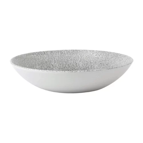 Assiettes coupes rondes Churchill Raku Evolve Jasper Grey 182mm (Lot de 12)