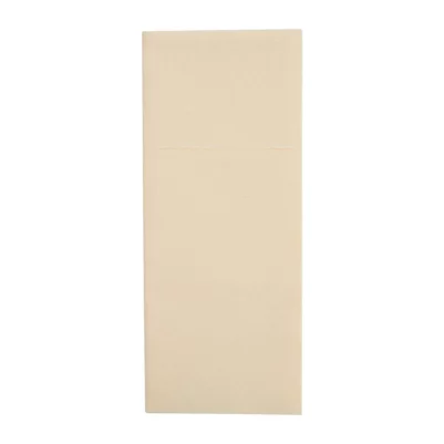Serviettes pochettes Airlaid Fiesta Recyclable Premium Tablin crème 48x40cm (lot de 400)