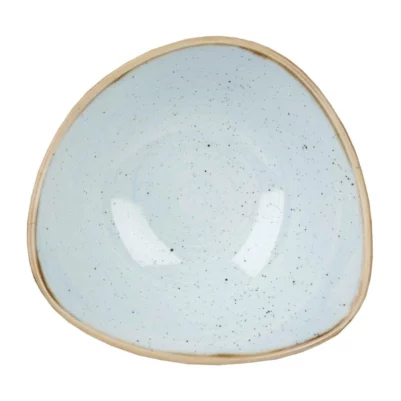 Bols triangulaires Churchill Stonecast Duck Egg Lotus 153mm (Lot de 12)