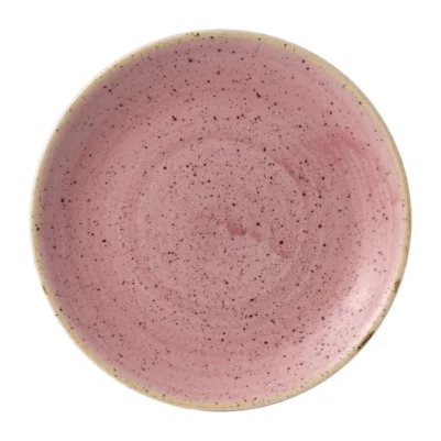 Assiettes rondes Petal Stonecast Pink 165mm (Lot de 12)