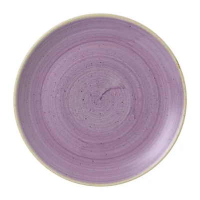 Assiettes coupes rondes Churchill Stonecast Lavender Evolve 260mm (Lot de 12)