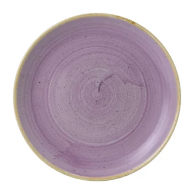 Assiettes coupes rondes Churchill Stonecast Lavender Evolve 220mm (Lot de 12)
