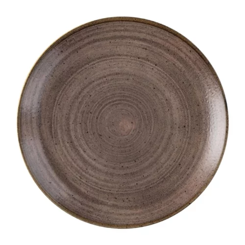 Assiettes avec rebord Churchill Stonecast Raw Evolve Brown 217mm (Lot de 12)