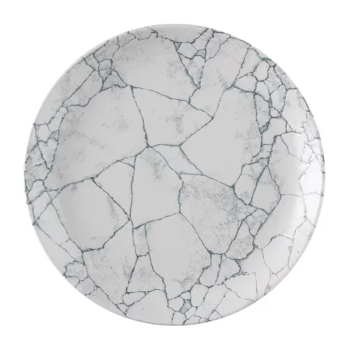 Assiettes rondes Churchill Studio Prints Kintsugi Pearl Evolve Grey 286mm (Lot de 12)