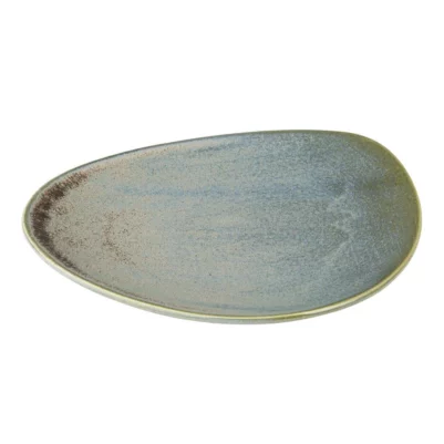 Assiettes triangulaires Olympia Ember Blue 250mm (lot de 6)