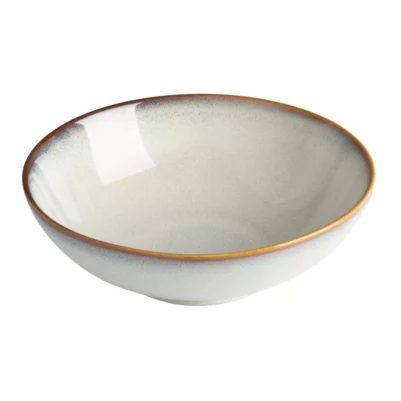 Bols évasés Olympia Drift gris uni 205 mm (lot de 4)