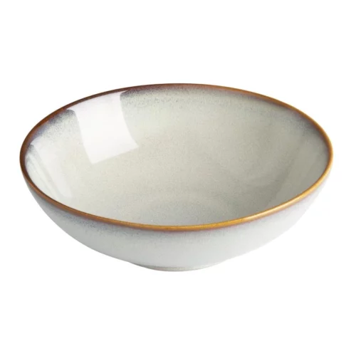 Bols évasés Olympia Drift gris uni 205 mm (lot de 4)