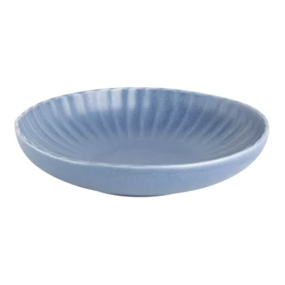 Assiettes calottes Olympia Corallite bleues 220mm (lot de 6)