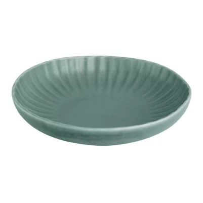 Assiettes calottes Olympia Corallite vertes 220mm (lot de 6)