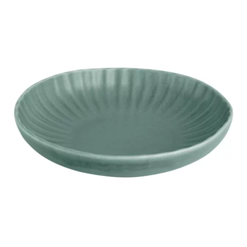 Assiettes calottes Olympia Corallite vertes 220mm (lot de 6)