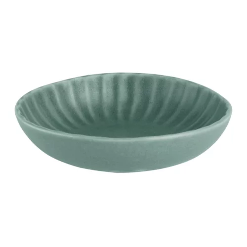 Assiettes calottes Olympia Corallite vertes 160x40mm (lot de 6)
