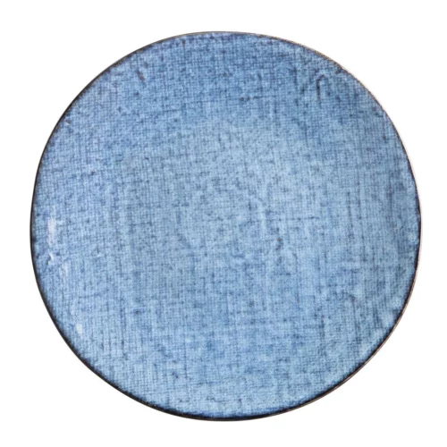 Assiettes plates Olympia Denim Blue 285 mm (lot de 4)