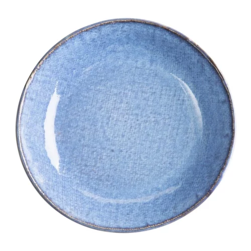 Bols plats Olympia Denim Blue 220 mm (lot de 6)