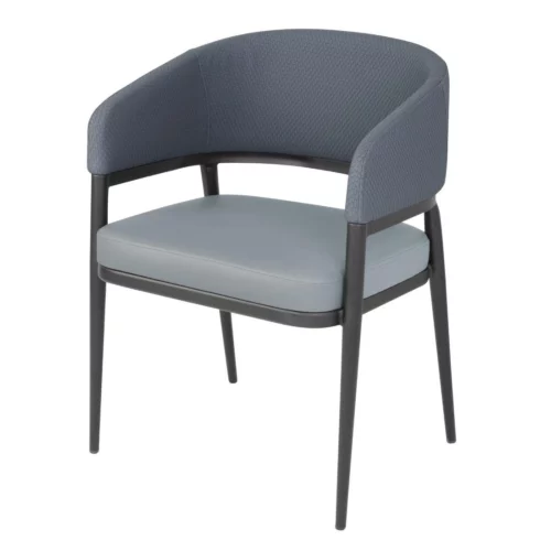 Fauteuils d'intérieur Bolero Meridian bleus (lot de 2)