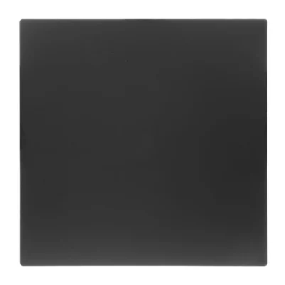 Plateau de table d'extérieur carré noir mat Bolero 700 mm
