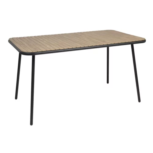 Table rectangulaire effet bois Bolero Santorini 1400mm