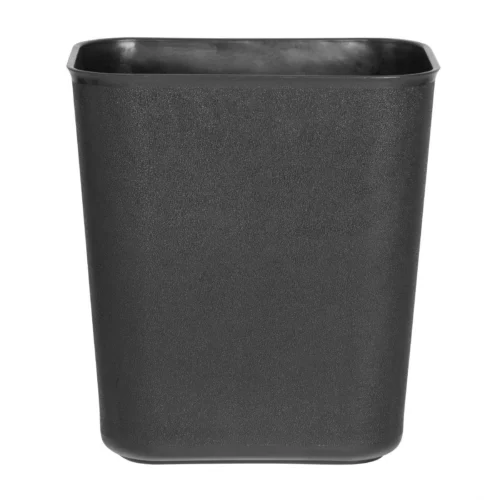 Poubelle pour hôtel/bureau noire Bolero 8L