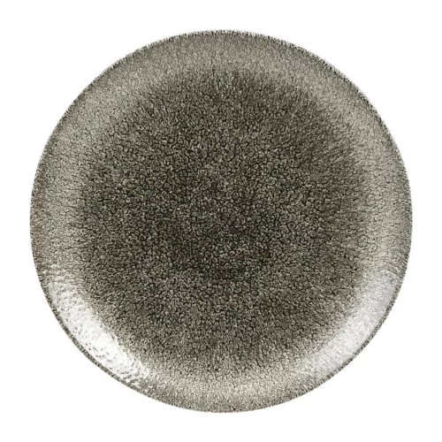 Assiettes rondes Churchill Studio Prints Raku Quartz Black 217mm (Lot de 12)