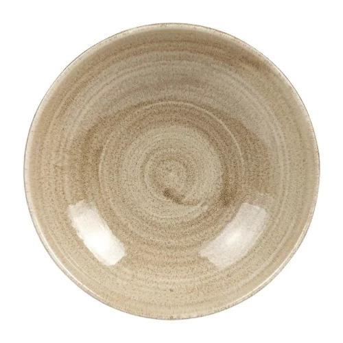 Assiettes rondes Churchill Stonecast Patina Antique Taupe 182mm (Lot de 7)