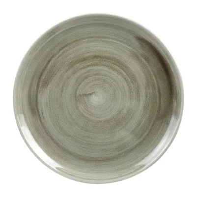 Assiettes rondes Churchill Stonecast Patina Antique Green 288mm (Lot de 12)