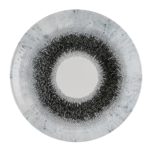 Assiettes rondes Churchill Studio Prints Fusion Black Evolve 260mm (Lot de 12)