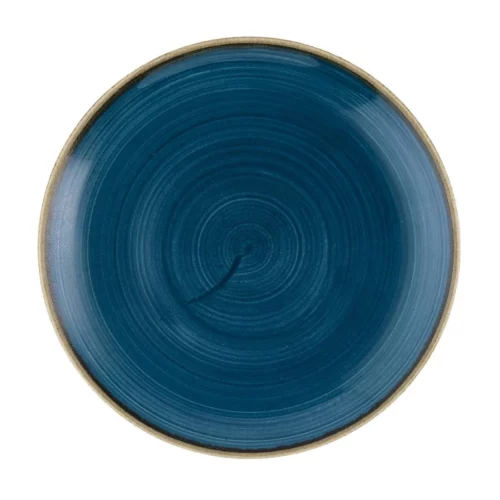 Assiettes rondes Churchill Stonecast Java Blue Evolve 220mm (Lot de 12)
