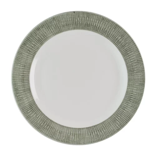 Assiettes classiques Churchill Bamboo Ceramic Spinwash Alpine 305mm (Lot de 12)