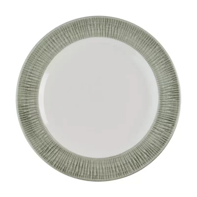 Assiettes classiques Churchill Bamboo Ceramic Spinwash Alpine 233mm (Lot de 12)
