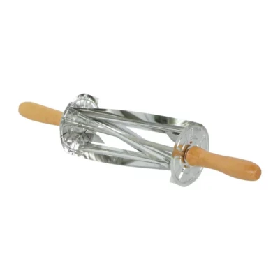Rouleau à croissants en inox poignée bois Gobel Louis Tellier 510x95x95mm