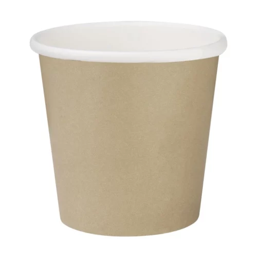 Gobelets boissons chaudes simple paroi Fiesta Recyclable 177ml kraft (lot de 1000)