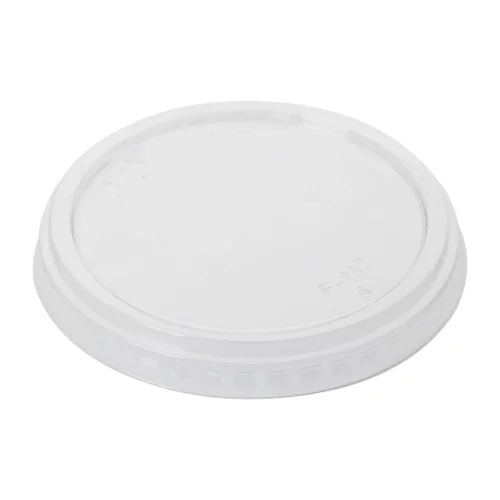 Couvercles plats en rPET Fiesta Recyclable pour pots Deli 225/340/455ml (lot de 300)