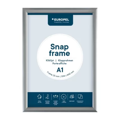 Cadre clipsable en aluminium Europel A1 25mm