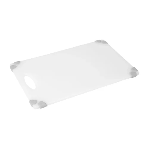 Planche à découper antidérapante professionnelle Hygiplas blanche 458x306mm