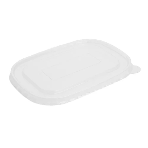 Couvercles en PET Fiesta Recyclable pour barquettes rectangulaires (Lot de 300)
