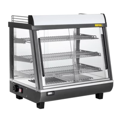 Vitrine chauffante portes avant et arriere Buffalo 96L