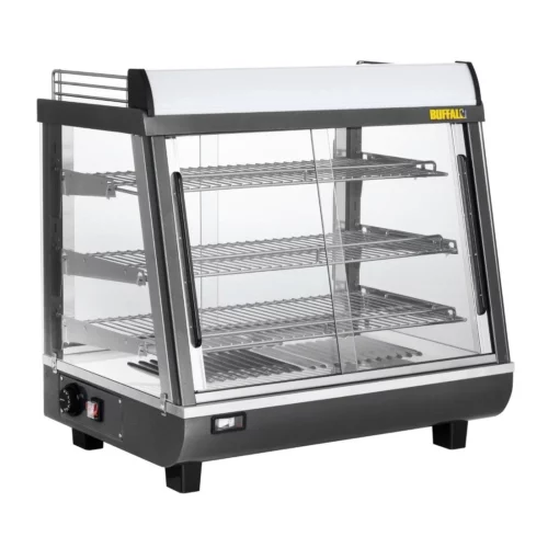 Vitrine chauffante portes avant et arriere Buffalo 96L