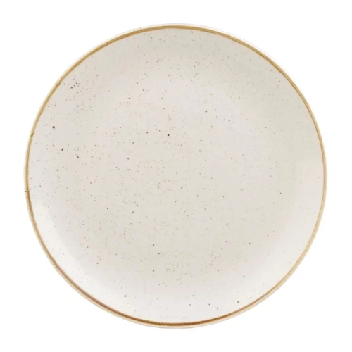 Assiettes rondes Churchill Stonecast Barley White 254mm (Lot de 12)