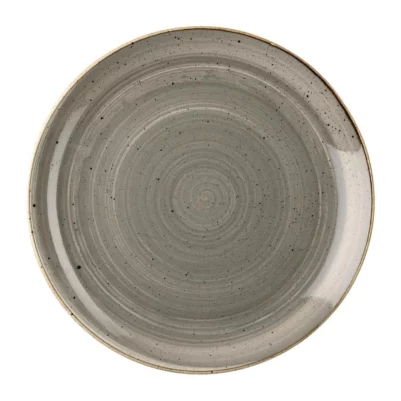 Assiettes rondes Churchill Stonecast Grey 254mm (Lot de 12)
