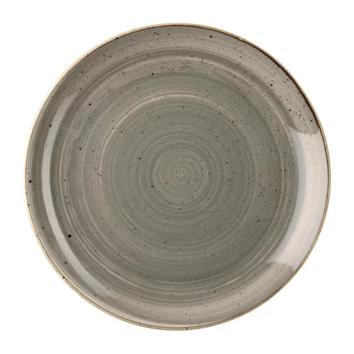 Assiettes rondes Churchill Stonecast Grey 254mm (Lot de 12)