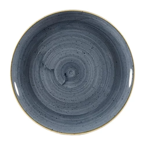 Assiettes rondes Churchill Stonecast Blueberry 228mm (Lot de 12)