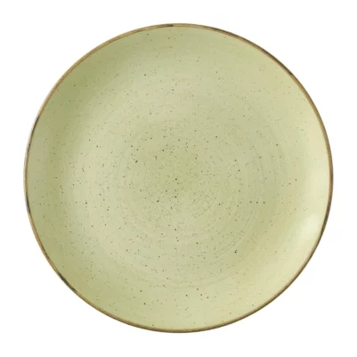 Assiettes avec rebord Churchill Stonecast Raw Green Evolve 220mm (Lot de 12)