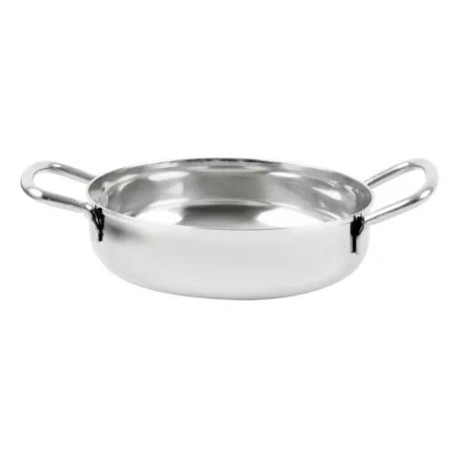 Plat en inox double poignée Olympia Table Presentation 125 mm
