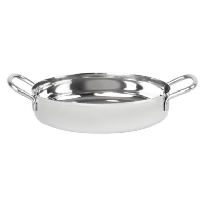 Plat en inox double poignée Olympia Table Presentation 180 mm