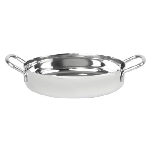 Plat en inox double poignée Olympia Table Presentation 180 mm