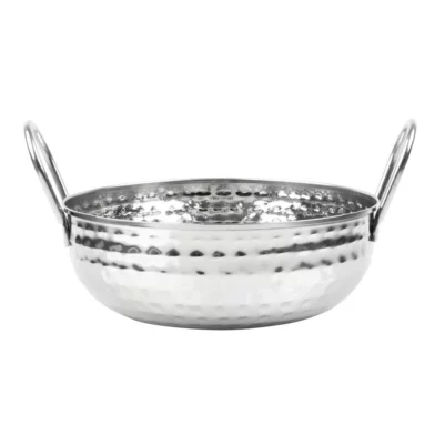 Plat Kadai en inox martelé Olympia Table Presentation 200mm